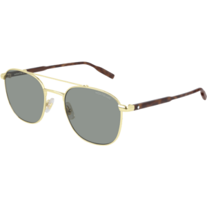 Occhiali da sole  Montblanc Mb0114s cod. colore 003 Uomo Squadrata Oro