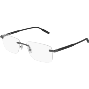 Occhiali vista  Montblanc Mb0088o cod. colore 001 Uomo Squadrata Nero