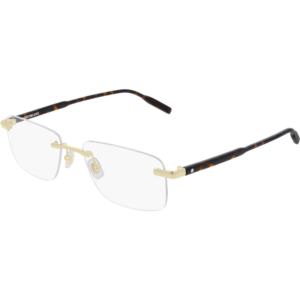 Occhiali vista  Montblanc Mb0088o cod. colore 003 Uomo Squadrata Havana