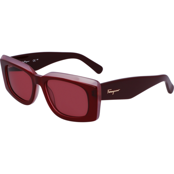 Occhiali da sole  Ferragamo Sf1079s cod. colore 614 Donna Squadrata Rosso