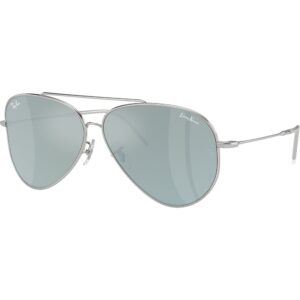 Occhiali da sole  Ray - ban Rbr0101s aviator reverse cod. colore 003/30 Unisex Pilot Argento