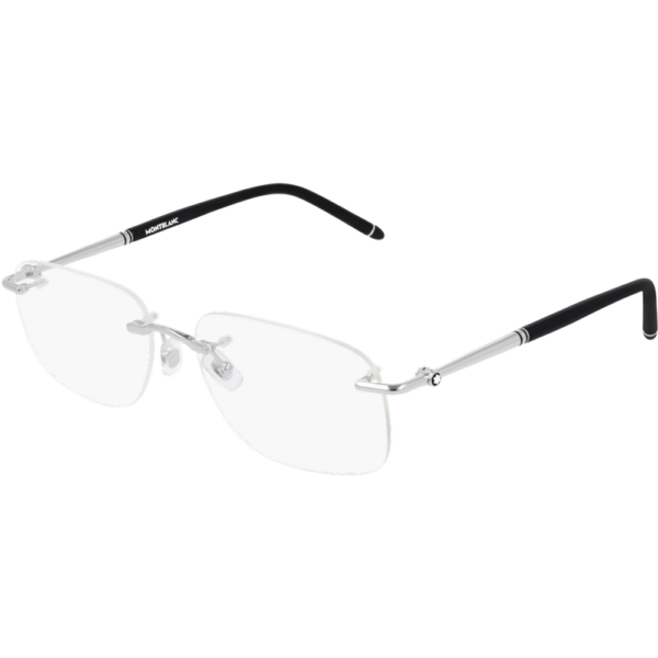 Occhiali vista  Montblanc Mb0071o cod. colore 004 Uomo Squadrata Argento