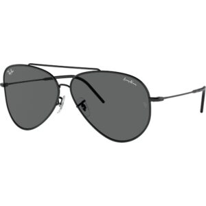 Occhiali da sole  Ray - ban Rbr0101s aviator reverse cod. colore 002/gr Unisex Pilot Nero