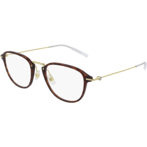 Occhiali vista  Montblanc Mb0155o cod. colore 002 Uomo Panthos Havana