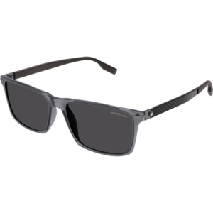 Occhiali da sole  Montblanc Mb0249s cod. colore 004 Uomo Squadrata Grigio