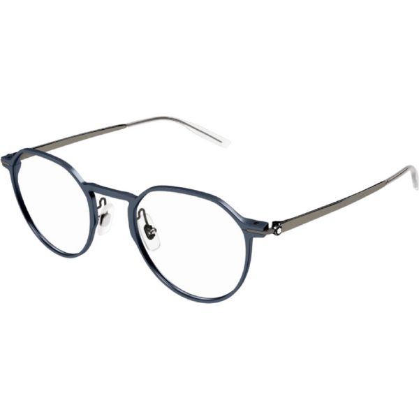 Occhiali vista  Montblanc Mb0233o cod. colore 003 Uomo Geometrica Blu