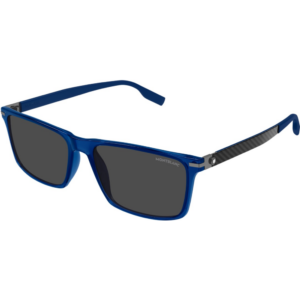 Occhiali da sole  Montblanc Mb0249s cod. colore 002 Uomo Squadrata Blu