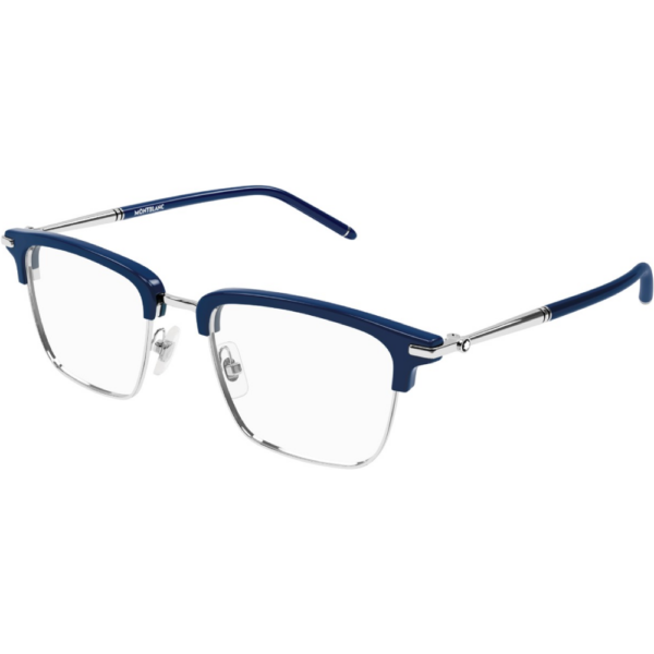 Occhiali vista  Montblanc Mb0243o cod. colore 005 Uomo Squadrata Blu