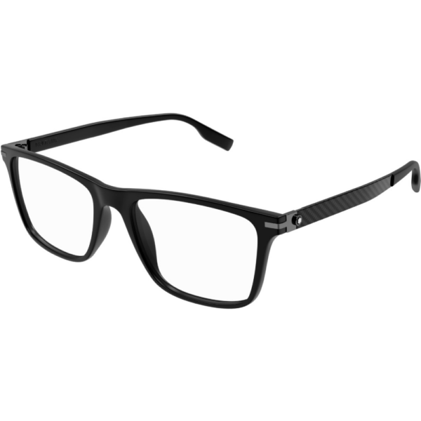 Occhiali vista  Montblanc Mb0251o cod. colore 004 Uomo Squadrata Nero