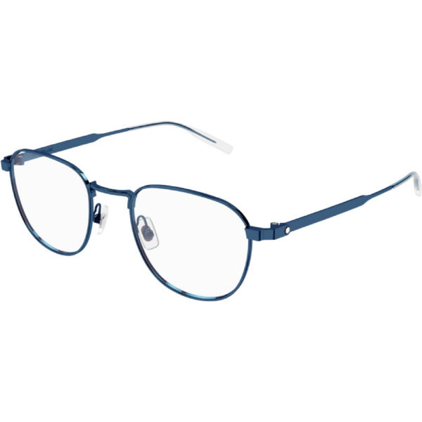 Occhiali vista  Montblanc Mb0230o cod. colore 007 Uomo Panthos Blu