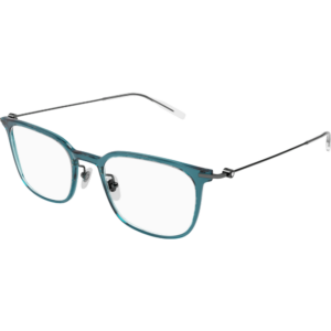 Occhiali vista  Montblanc Mb0100o cod. colore 006 Uomo Squadrata Blu