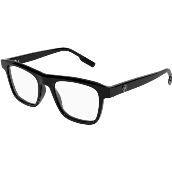 Occhiali vista  Montblanc Mb0203o cod. colore 004 Uomo Squadrata Nero