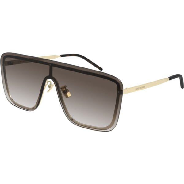 Occhiali da sole  Saint laurent Sl 364 mask cod. colore 006 Unisex Maschera Oro