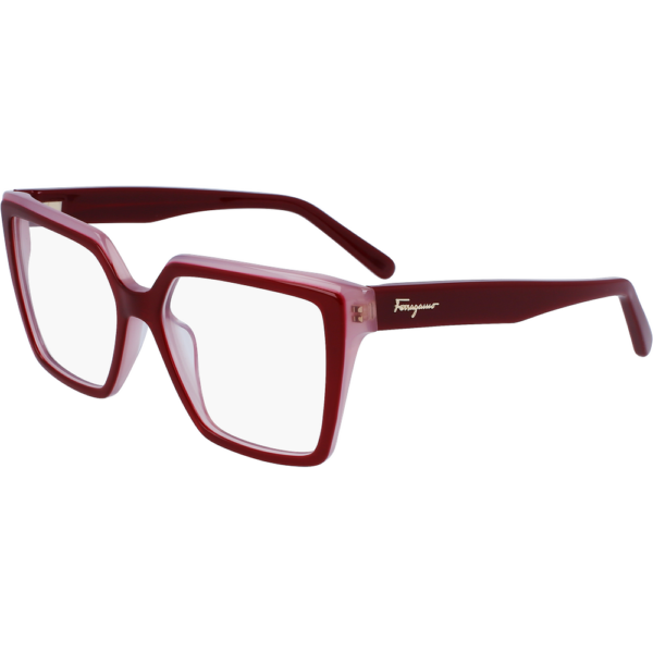 Occhiali vista  Ferragamo Sf2950 cod. colore 614 Donna Geometrica Rosso