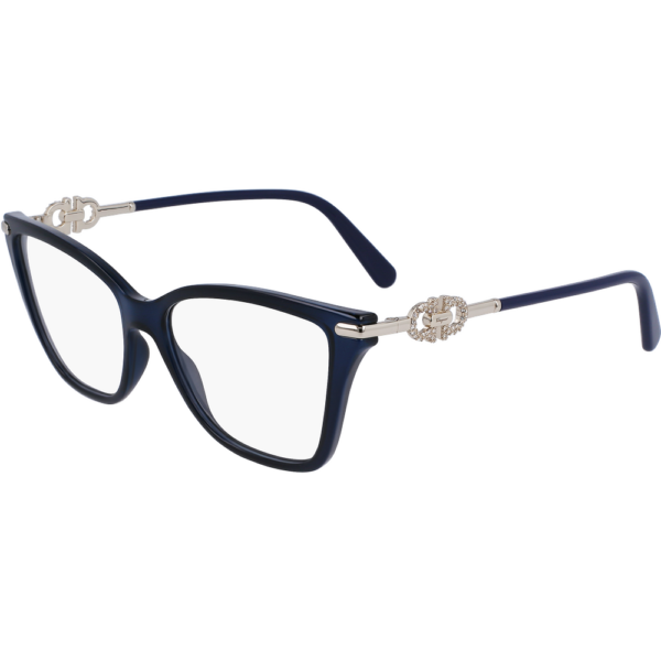 Occhiali vista  Ferragamo Sf2949r cod. colore 432 Donna Squadrata Blu