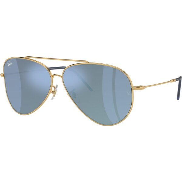 Occhiali da sole  Ray - ban Rbr0101s aviator reverse cod. colore 001/ga Unisex Pilot Oro