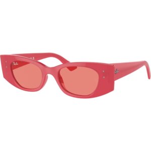 Occhiali da sole  Ray - ban Rb4427 kat cod. colore 676084 Unisex Geometrica Rosso