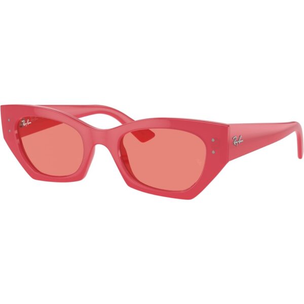 Occhiali da sole  Ray - ban Rb4430 zena cod. colore 676084 Unisex Geometrica Rosso