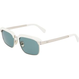 Occhiali da sole  Ferragamo Sf263s cod. colore 114 Unisex Squadrata Bianco