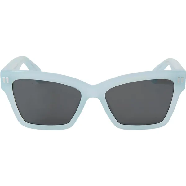 Occhiali da sole  Off-white Oeri110 cincinnati cod. colore 4007 ligh blue Unisex Squadrata Azzurro