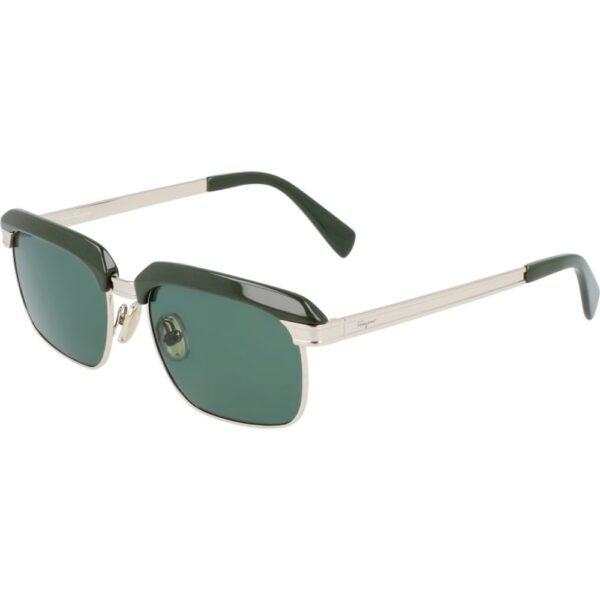 Occhiali da sole  Ferragamo Sf263s cod. colore 312 Unisex Squadrata Verde