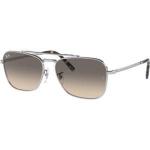 Occhiali da sole  Ray - ban Rb3636 new caravan cod. colore 003/32 Unisex Squadrata Argento