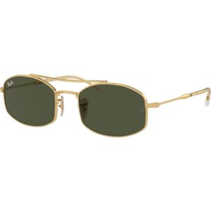 Occhiali da sole  Ray - ban Rb3719  cod. colore 001/31 Unisex Rotonda Oro