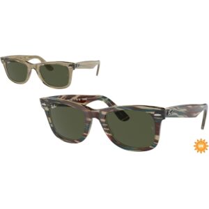 Occhiali da sole  Ray - ban Rb2140 wayfarer cod. colore 138731 Unisex Squadrata Grigio