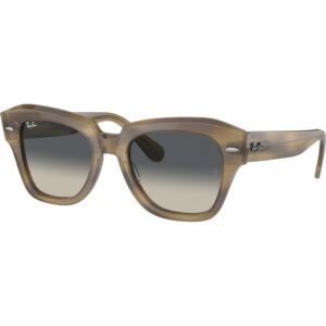 Occhiali da sole  Ray - ban Rb2186 state street cod. colore 140571 Unisex Squadrata Verde