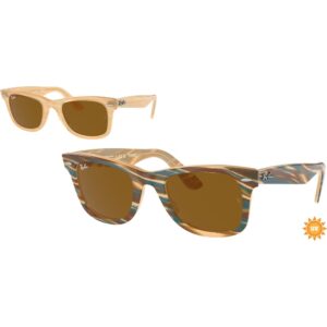 Occhiali da sole  Ray - ban Rb2140 wayfarer cod. colore 140833 Unisex Squadrata Marrone