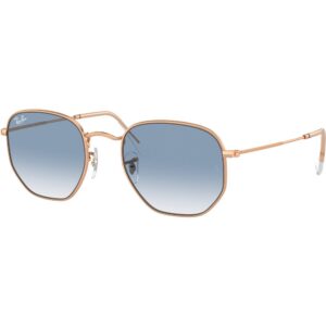 Occhiali da sole  Ray - ban Rb3548 hexagonal cod. colore 92023f Unisex Geometrica Oro