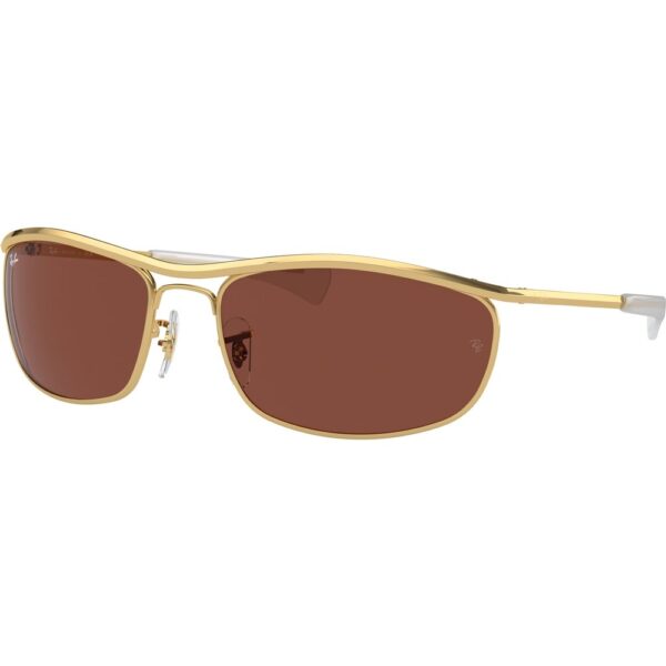 Occhiali da sole  Ray - ban Rb3119m olympian i deluxe cod. colore 001/c5 Unisex Rotonda Oro