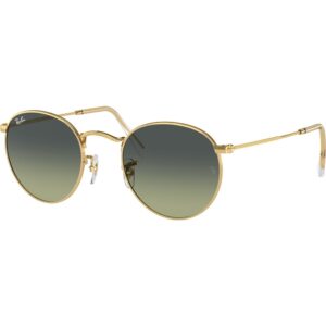 Occhiali da sole  Ray - ban Rb3447 round metal cod. colore 001/bh Uomo Rotonda Oro