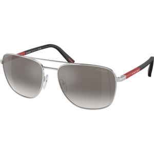 Occhiali da sole  Prada linea rossa Ps 54zs  cod. colore 1bc02m Uomo Rotonda Argento