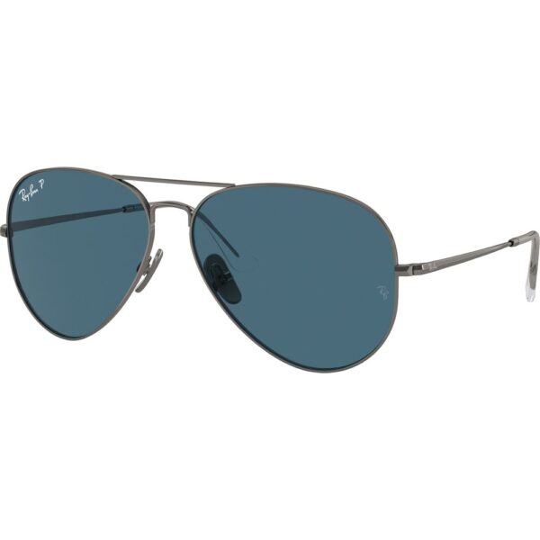 Occhiali da sole  Ray - ban Rb8089 aviator titanium cod. colore 165/s2 Unisex Pilot Grigio