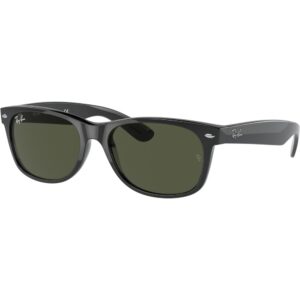 Occhiali da sole  Ray - ban Rb2132f new wayfarer low bridge fit cod. colore 901l Unisex Squadrata Nero