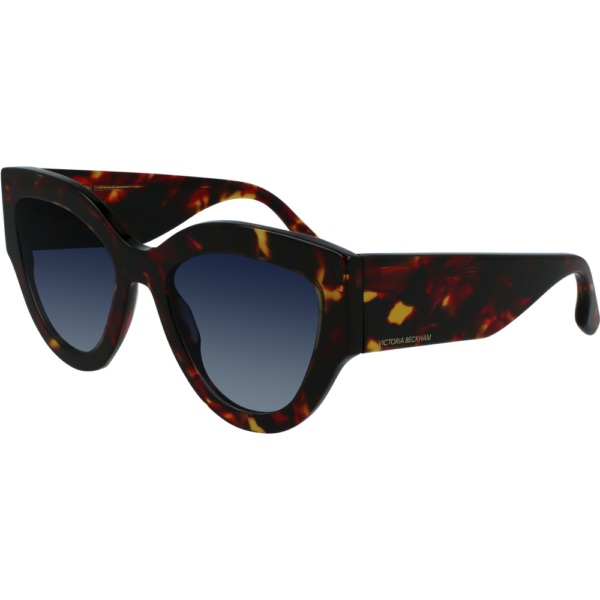 Occhiali da sole  Victoria beckham Vb628s cod. colore 609 Donna Cat eye Havana/rosso