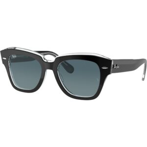 Occhiali da sole  Ray - ban Rb2186 state street cod. colore 12943m Unisex Squadrata Nero