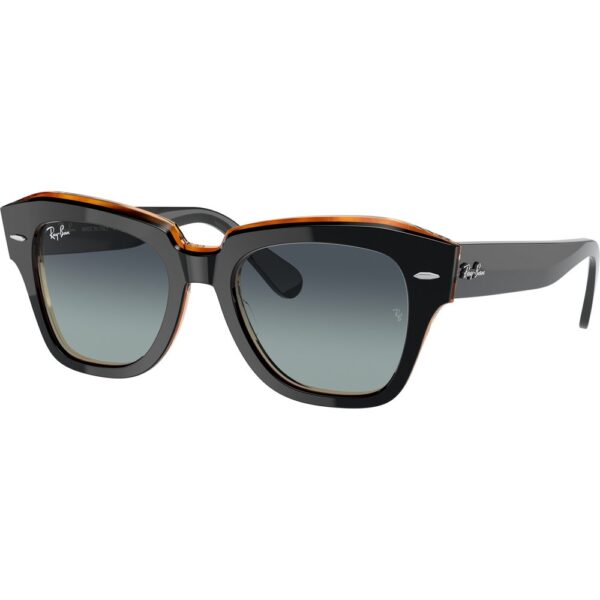 Occhiali da sole  Ray - ban Rb2186 state street cod. colore 132241 Unisex Squadrata Nero