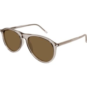 Occhiali da sole  Saint laurent Sl 667 cod. colore 004 Unisex Pilot Beige