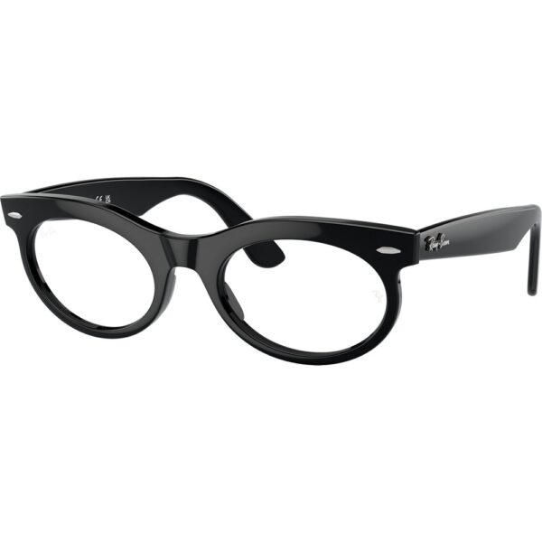 Occhiali vista  Ray - ban Rx2242v wayfarer oval cod. colore 2000 Unisex Rotonda Nero