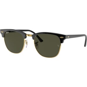 Occhiali da sole  Ray - ban Rb3016f clubmaster low bridge fit cod. colore w0365 Unisex Squadrata Nero