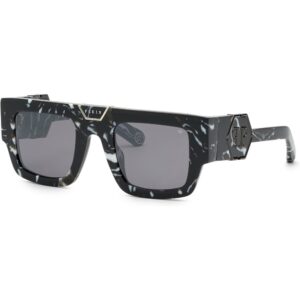 Occhiali da sole  Philipp plein Spp092m plein gloom cod. colore z21g Uomo Squadrata Nero