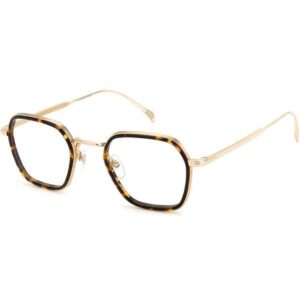 Occhiali vista  David beckham Db 1103 cod. colore 06j Uomo Geometrica Oro havana