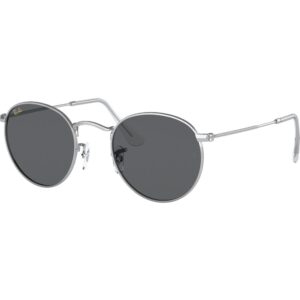 Occhiali da sole  Ray - ban Rb3447 round metal cod. colore 9198b1 Uomo Rotonda Argento