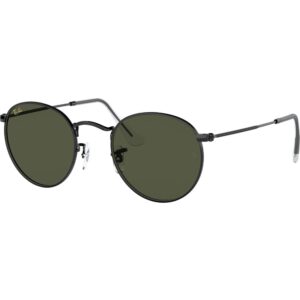 Occhiali da sole  Ray - ban Rb3447 round metal cod. colore 919931 Uomo Rotonda Nero