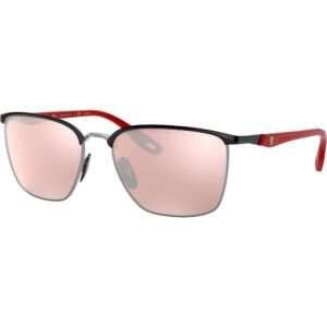 Occhiali da sole  Ray - ban Rb3673m scuderia ferrari collection cod. colore f060h2 Unisex Squadrata Nero