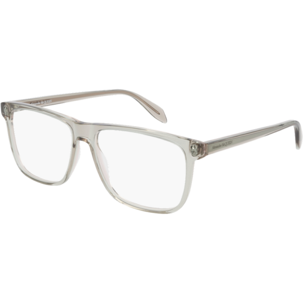 Occhiali vista  Alexander mcqueen Am0247o cod. colore 003 Uomo Squadrata Beige