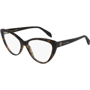 Occhiali vista  Alexander mcqueen Am0287o cod. colore 002 Donna Cat eye Havana