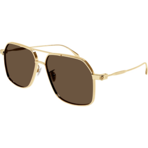 Occhiali da sole  Alexander mcqueen Am0372s cod. colore 002 Uomo Pilot Oro